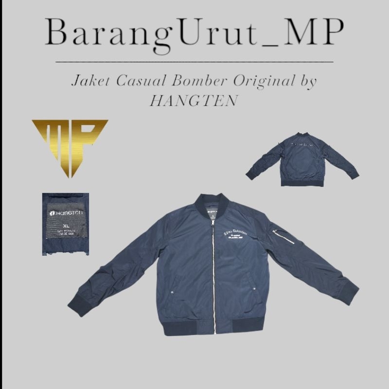Jaket Bomber original Brand HANGTEN Second