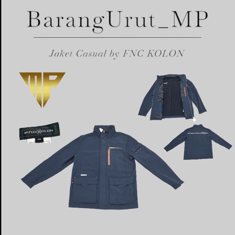 Jaket Motoran Bahan SoftShell Original brand FNC KOLON Second