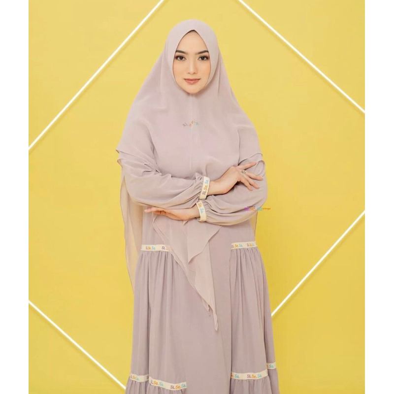 [SALE] SET GAMIS & KHIMAR KD 42 LOOK SISESA