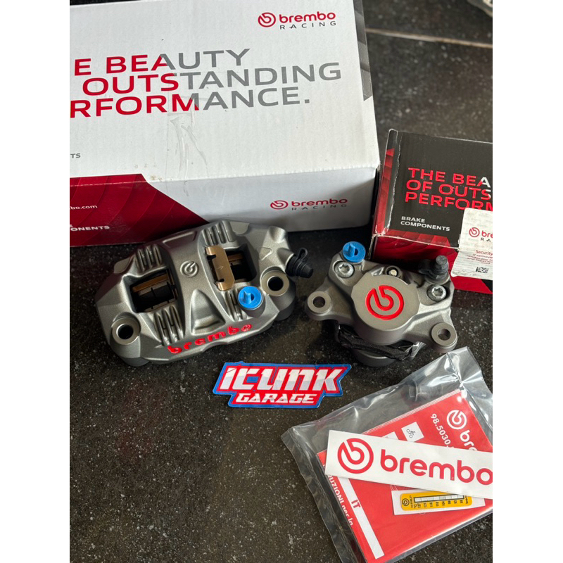 kaliper brembo 4p 2p p108 original italy universal bisa depan belakang brembo m50 4 piston brembo 2 