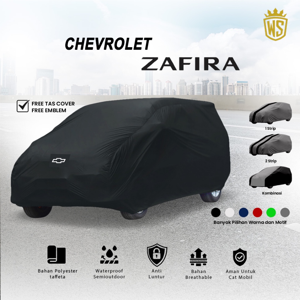 Body Cover Mobil Chevrolet Zafira / Sarung Mobil Chevrolet Zafira / Mantol Mobil Zafira / Mantel Mob