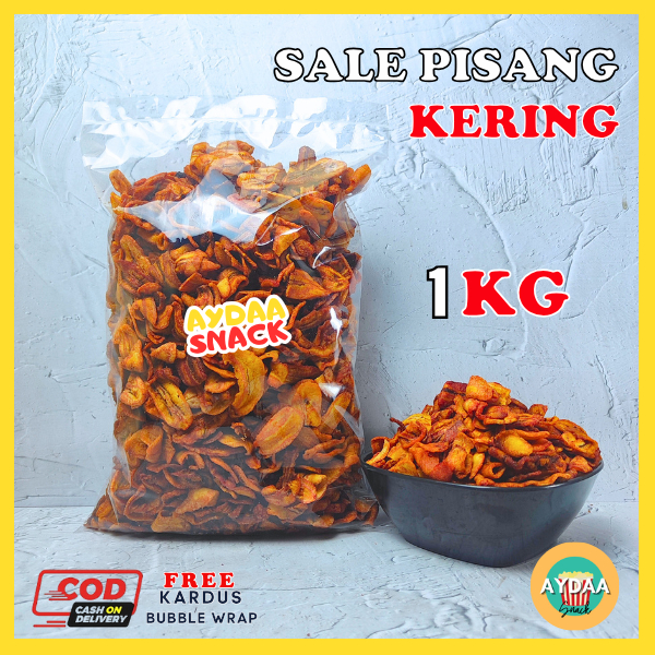 

SALE PISANG KERING 1KG CEMILAN SNACK ENAK MURAH