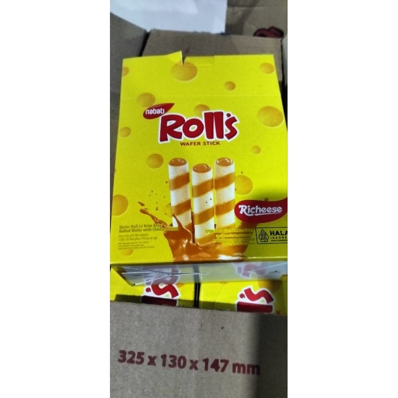 

rolls keju per pack isi 20 pcs