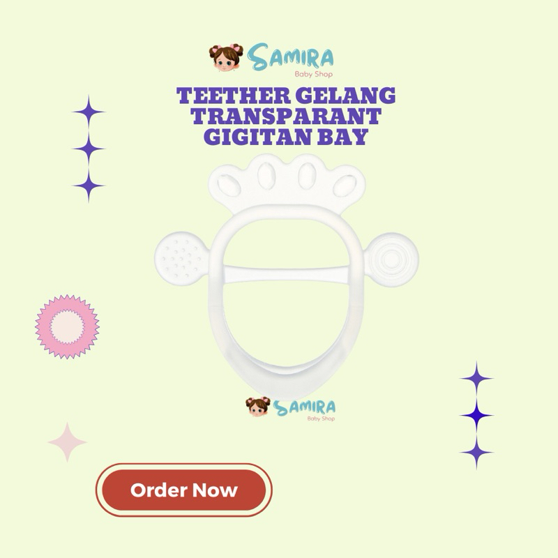 Teether Gelang Gigitan Bayi /Perangsang Gusi/Gigi Bayi