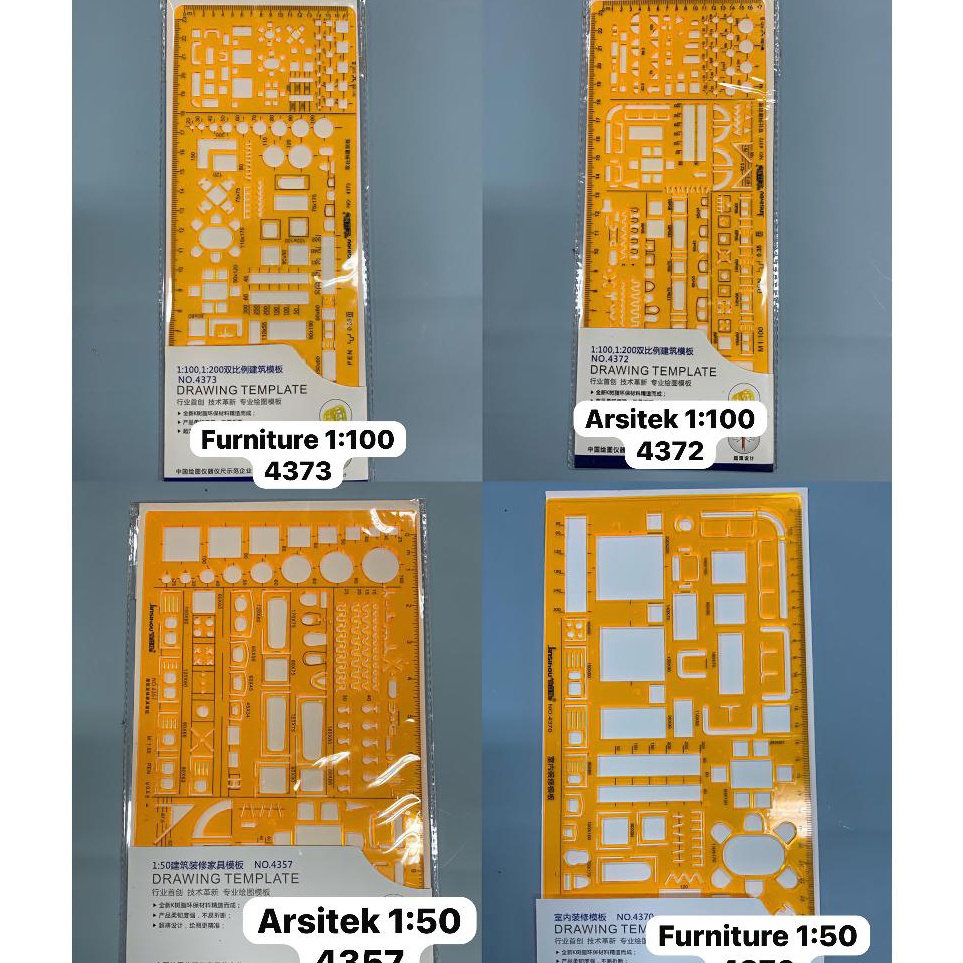 

ART B2Z8 penggaris sablon mal mebel furniture arsitek jisihou 11 dan 12 atau 15 china rotring killer