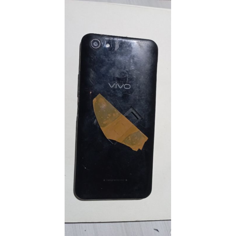 vivo y81, minus lcd. hitam, tombol power pada kesing hilang.