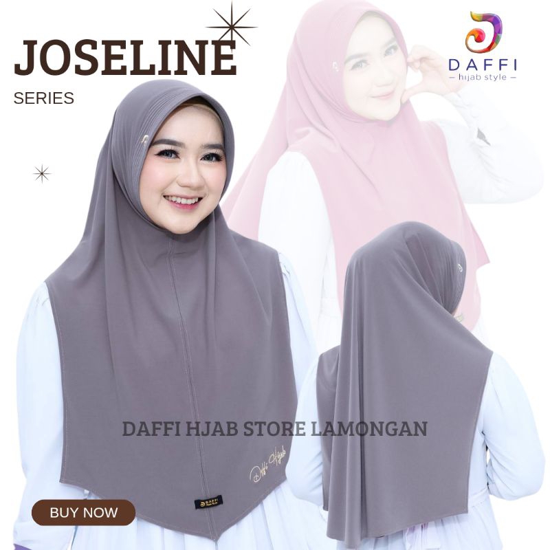Daffi Hijab - JOSELINE Daffi Hijab Terbaru Ori Kerudung Instan Jersey Perfume Kekinian
