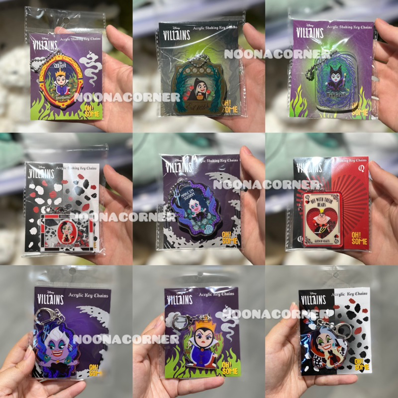 KKV x Disney ‼️ Acrylic Keychain / Gantungan Kunci Akrilik Disney VILLAINS Collections