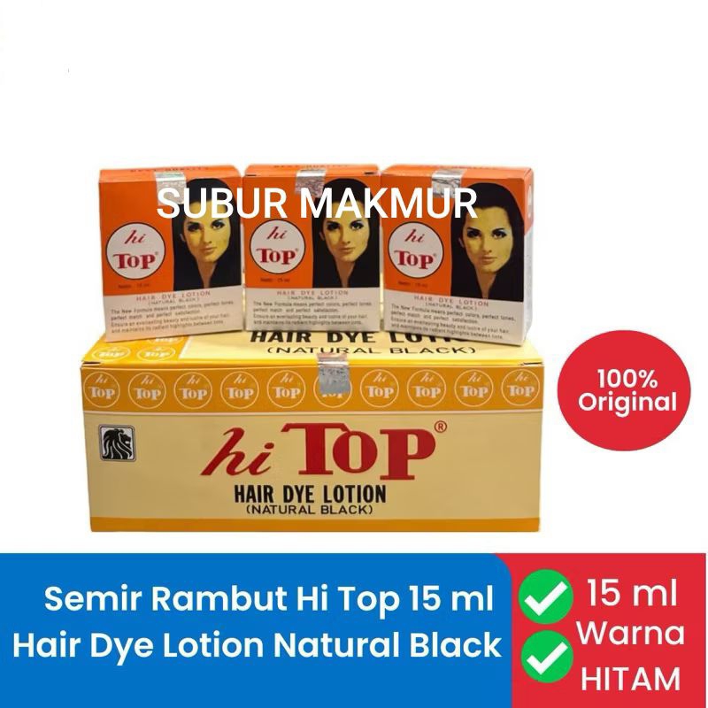Semir Rambut HITOP 15ml / 25ml / 35ml - Semir HI TOP 15ml - Semir Hitop 25ml - Semir Hitop 35 ml