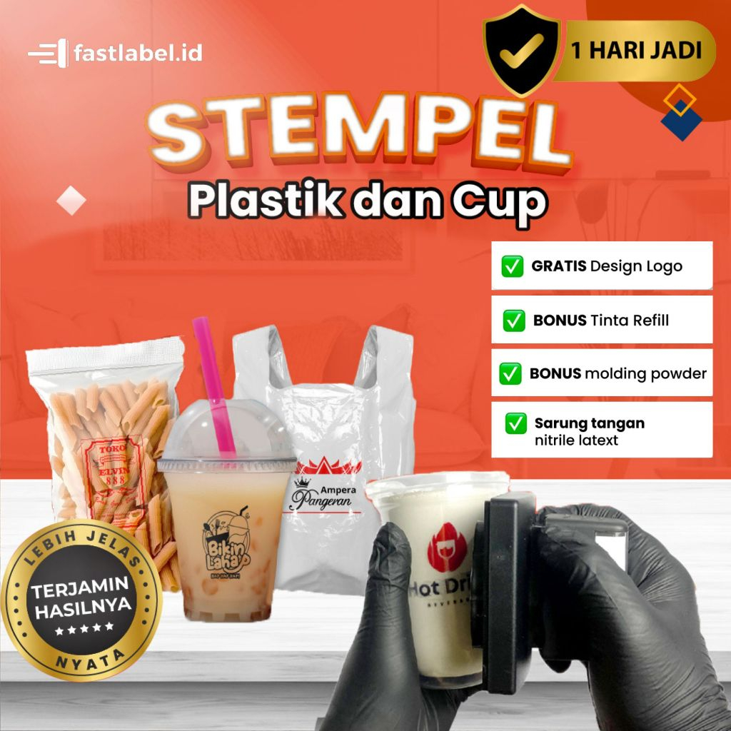 

FASTLABEL STEMPEL PLASTIK STEMPEL CUP STEMPEL PERMANEN | SABLON PLASTIK SABLON CUP SABLON SATUAN