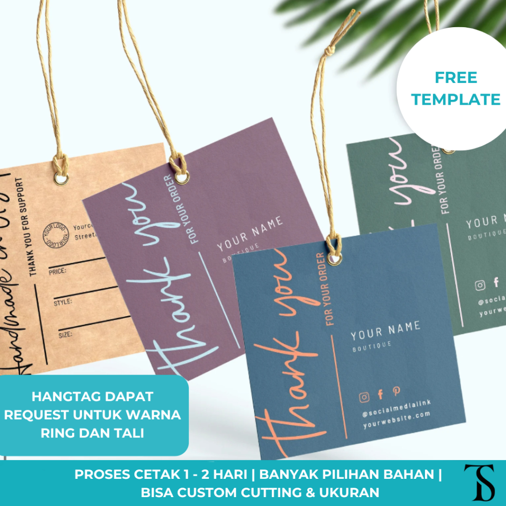 

Hang Tag Custom | Label Hang Tag Baju | Label Hang Tag Merek