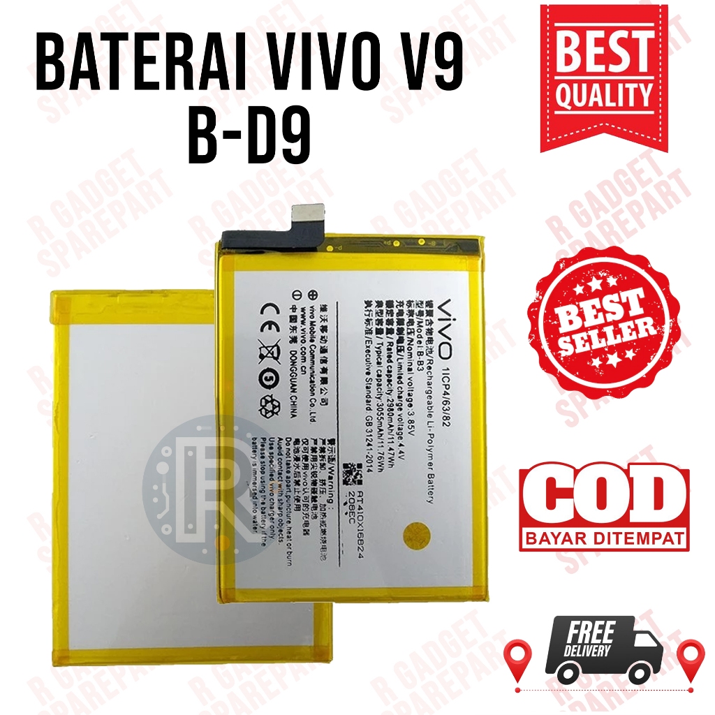 Baterai VIVO V9 / B-D9 Oem Quality Battery VIVO V9
