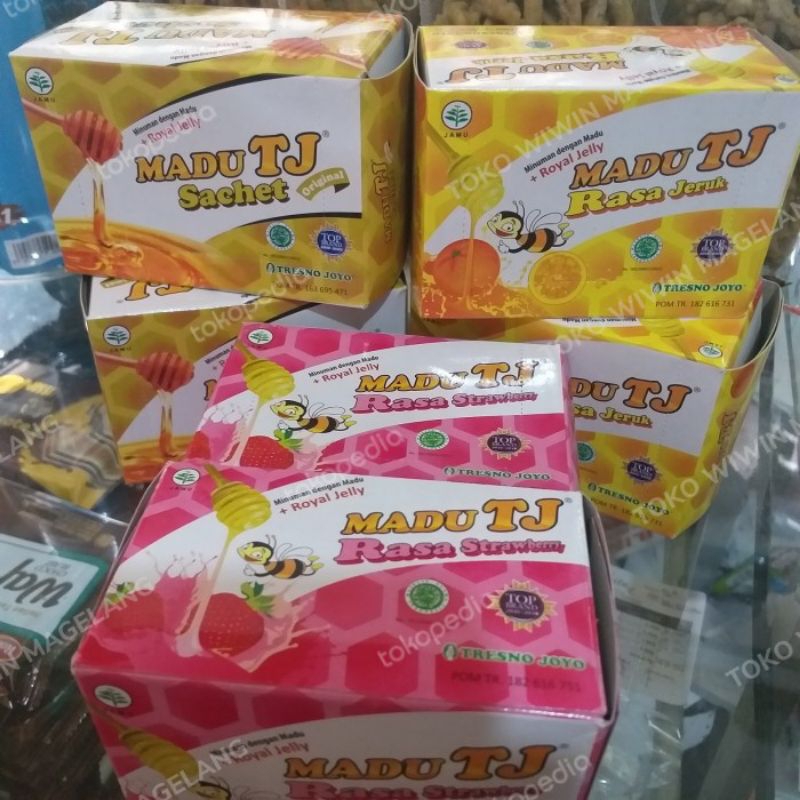 

Madu TJ Sachet 1 Box isi 12 Sachet