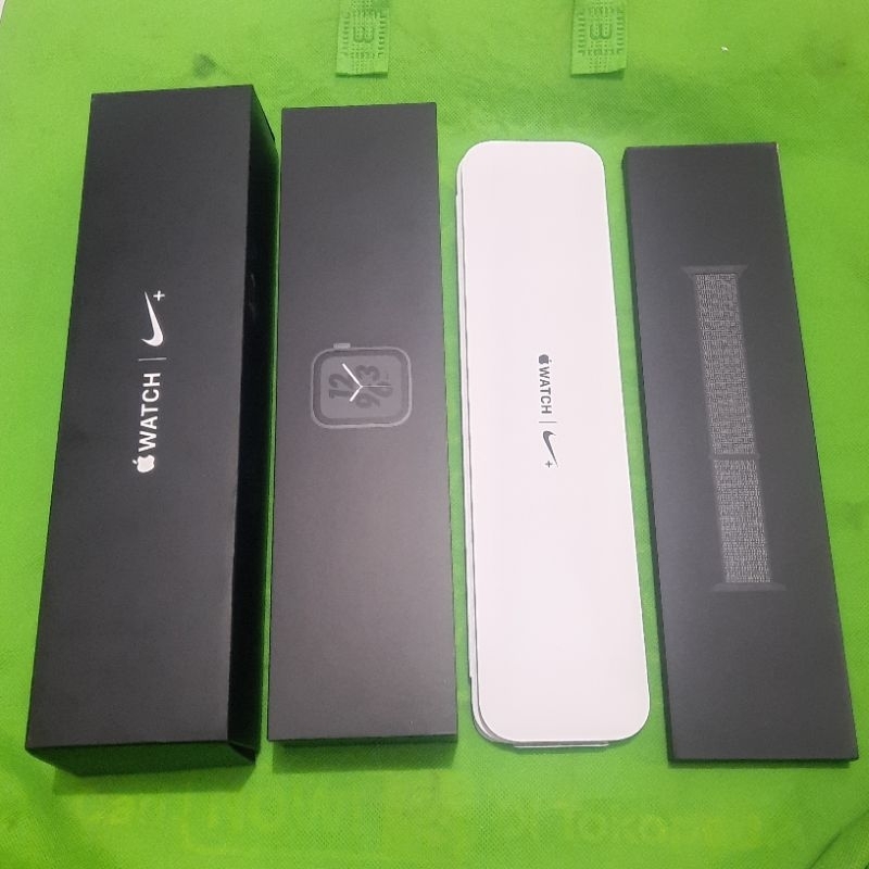 dus box smart watch iwatch apple watch nike+ series 4 44 mm black nike sport