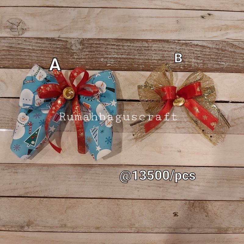 

pita natal/christmas bow/ ribbon