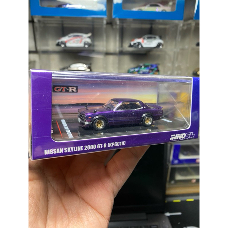 Inno64 Nissan Skyline 2000 GT-R (KPGC10) Midnight Purple