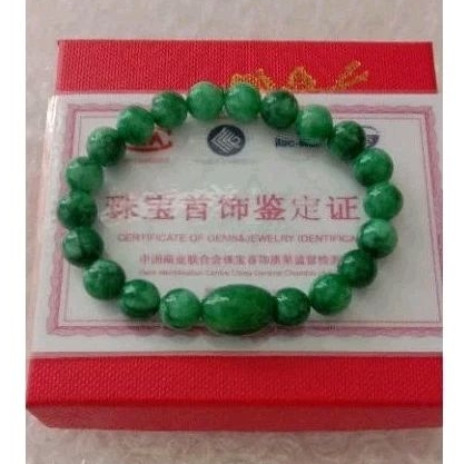 GELANG GIOK BURMA HIJAU ASLI