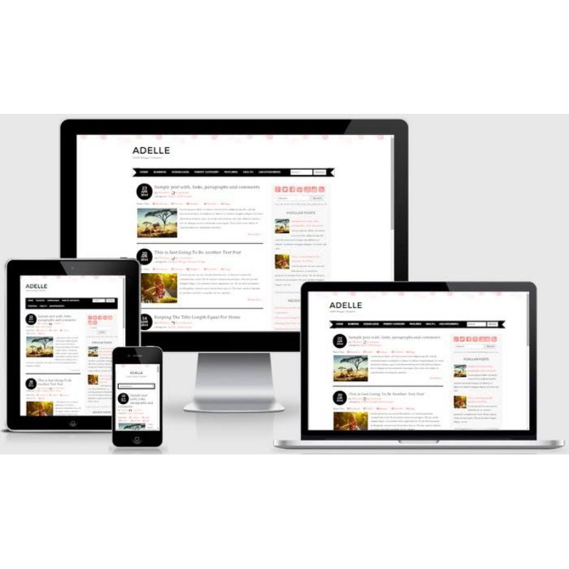 adelle blogger blogspot responsive