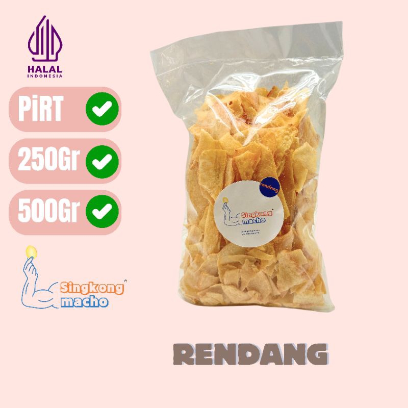 

SINGKONG MACHO - RENDANG - 250GR/500GR (Singkong Presto/Singkong Bumbu/Singkon Enak/Snack Enak/Snack murah)