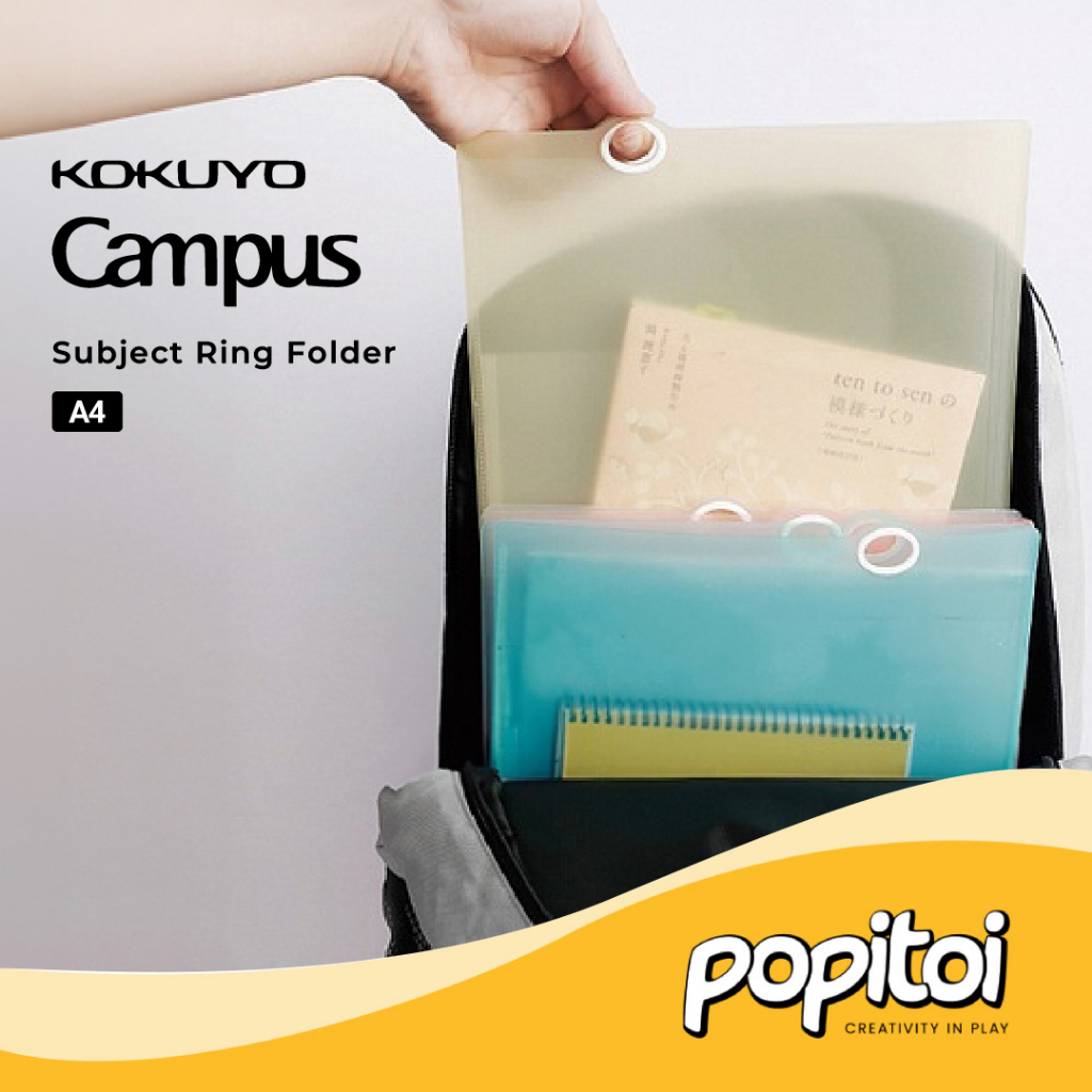 

Kokuyo Campus Subject Ring Folder A4 Map File Organizer Document Map Bening L