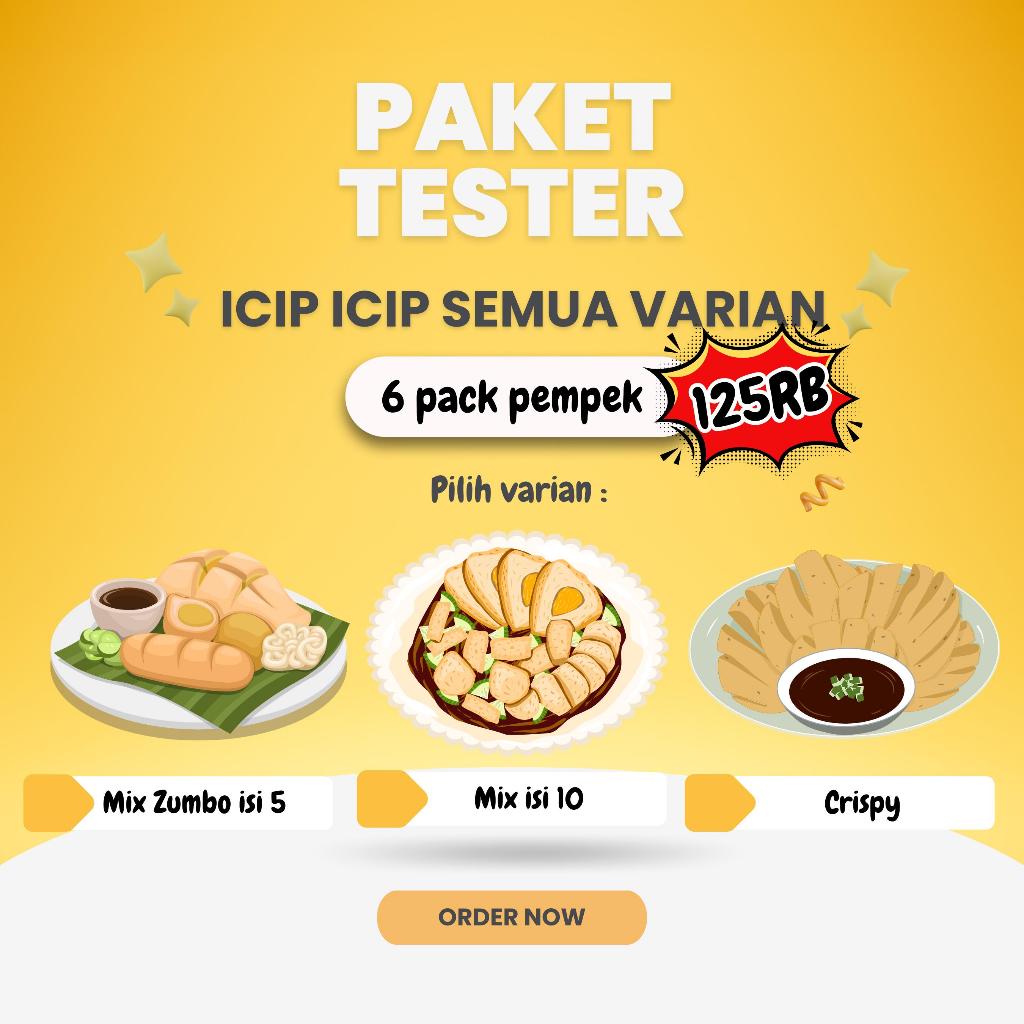 

6 Pack (paket tester pempek minie - free sterefoam + icegell)