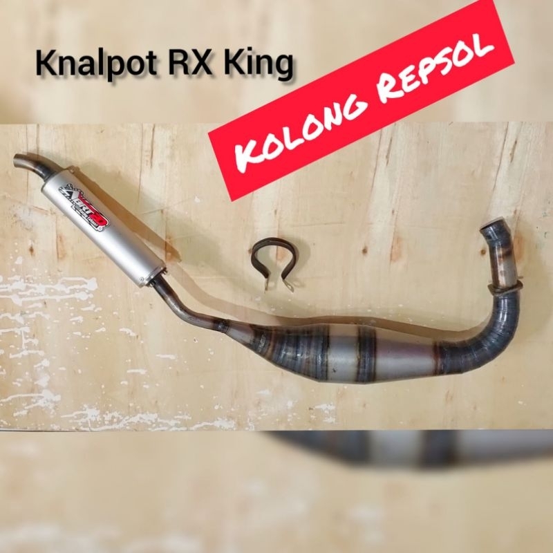 Knalpot RX King Kolong Repsol Knalpot Rx king model Ninja