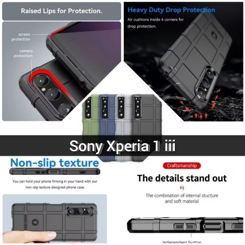 Soft Case Sony Xperia 1 iii Mark mode Rugged Shield Sony Xperia 1iii mark 3 1III