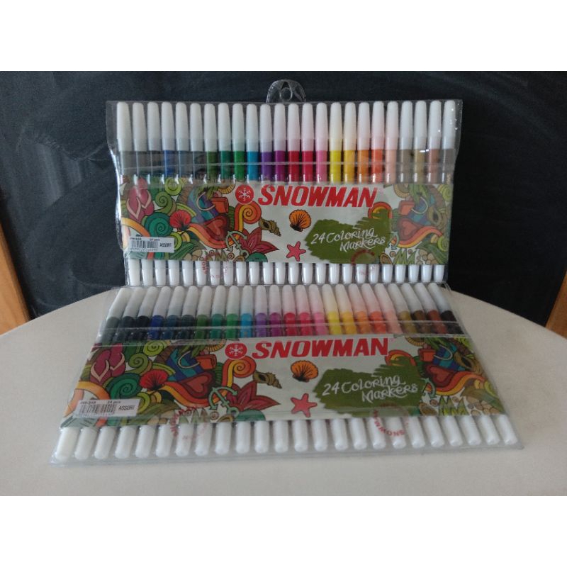 

Snowman Marker/Spidol 24 Coloring