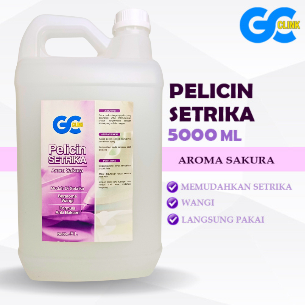 Pelicin Pakaian Laundry Pelicin Setrika 5 Liter Pelicin Laundry