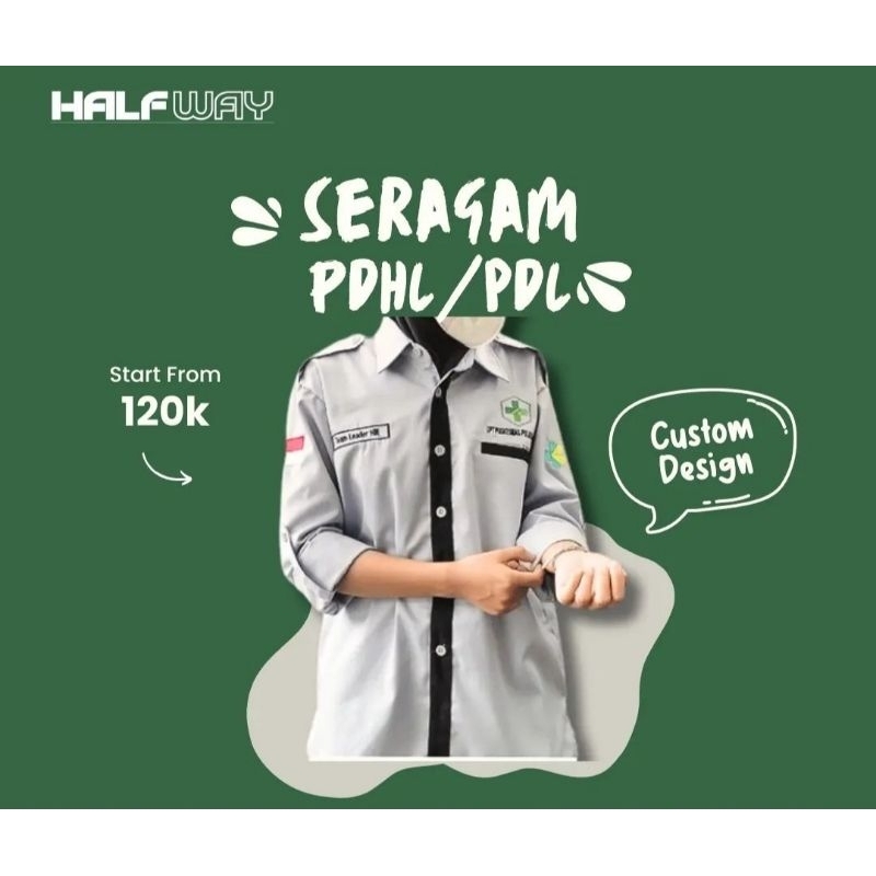 Seragam kerja custom/seragam pdl pdh custom/pdl design custom