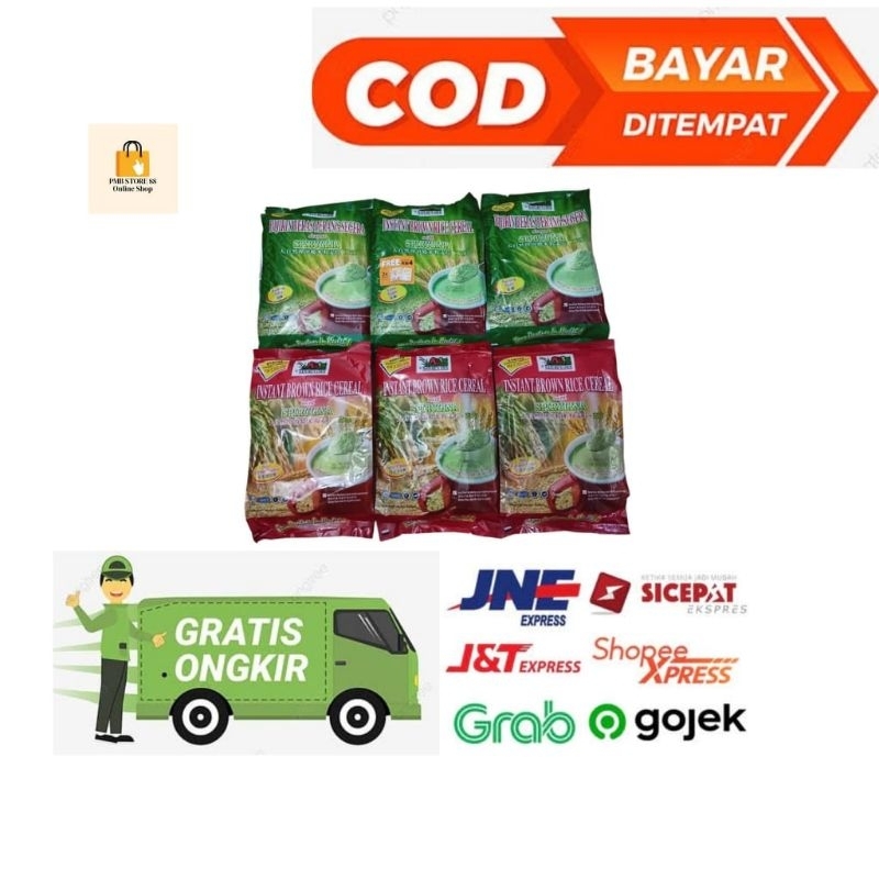 

SPIRULINA Instan Brown Rice Cereal | Instan Brown Rice Cereal With Spirulina Nature's Own