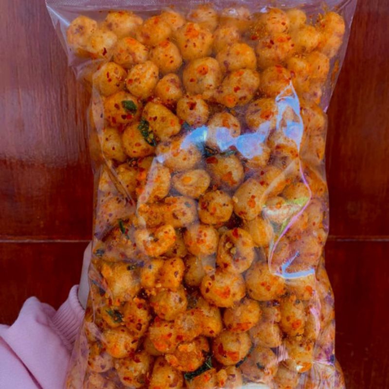 

cimol kering pedas daun jeruk