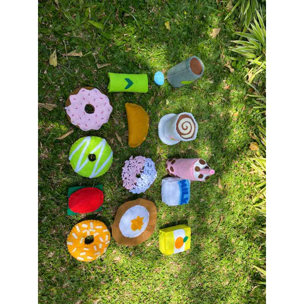 Snack & Drink Flanel (Mainan Flanel Makanan ringan & minuman)