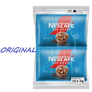 

Nescafe Ice Roast Kopi Instan Americano Bag 10 sachet x 2 Gram Original