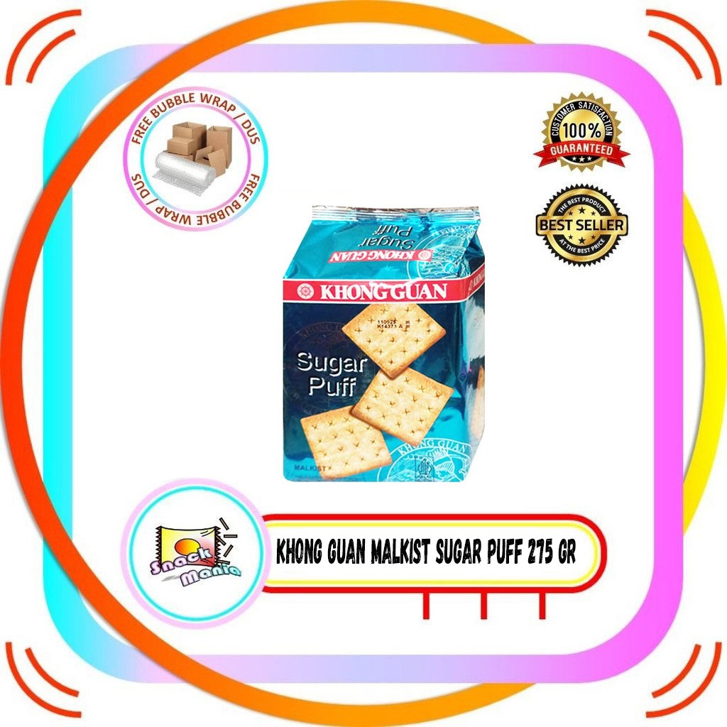 

Khong Guan Malkist Sugar Puff Biru 275 gr