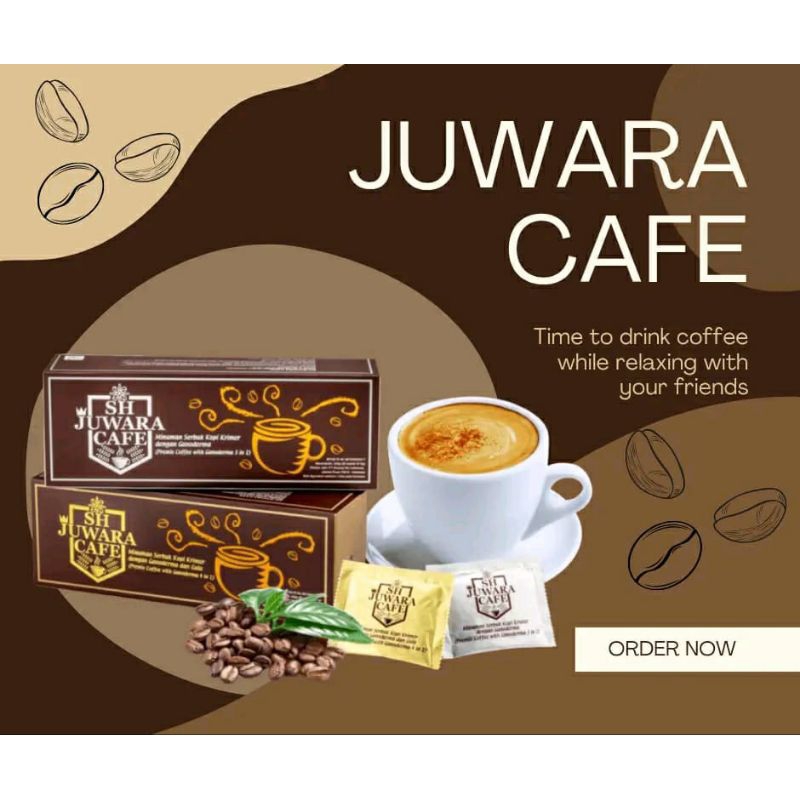 

Kopi Juwara 4IN1 - Kopi CEO - kopi kesehatan - Best Seller - Kopi Lingzhi - Kopi Ganoderma 20sachet (Manis) - kopi Juara ( gold/kuning) - CEO cafe - kopi sh JUWARA cafe CEO cafe shuang hor- Ready