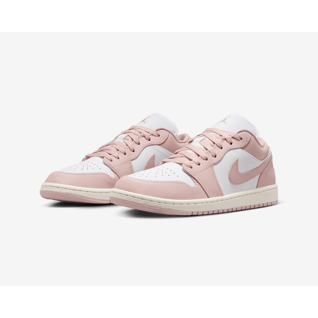 Sepatu Basket Wanita Air Jordan 1 Low Pink Oxford DC0774-162