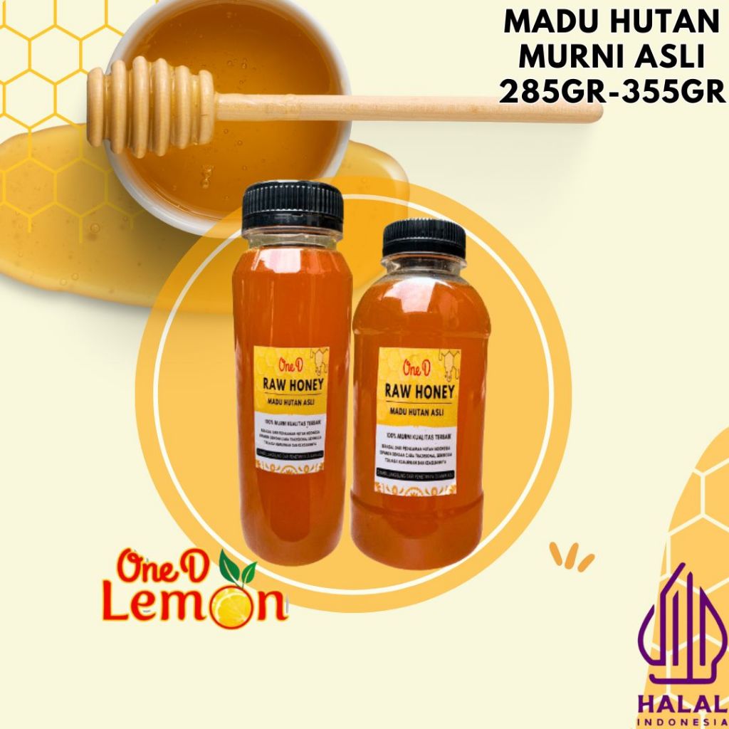 

Madu hutan 285gr-355gr asli original alami tanpa campuran apapun onedlemon