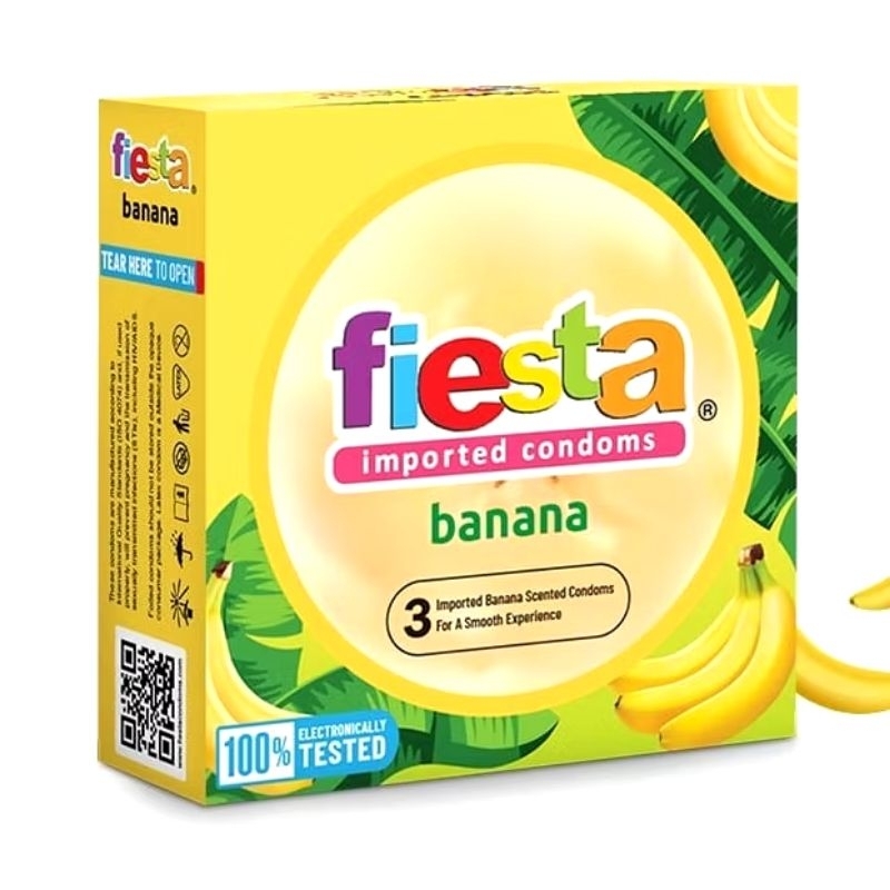 Auto Jewelery Kondom Fiesta 5 Varian Rasa Condom Fiesta 5 Rasa