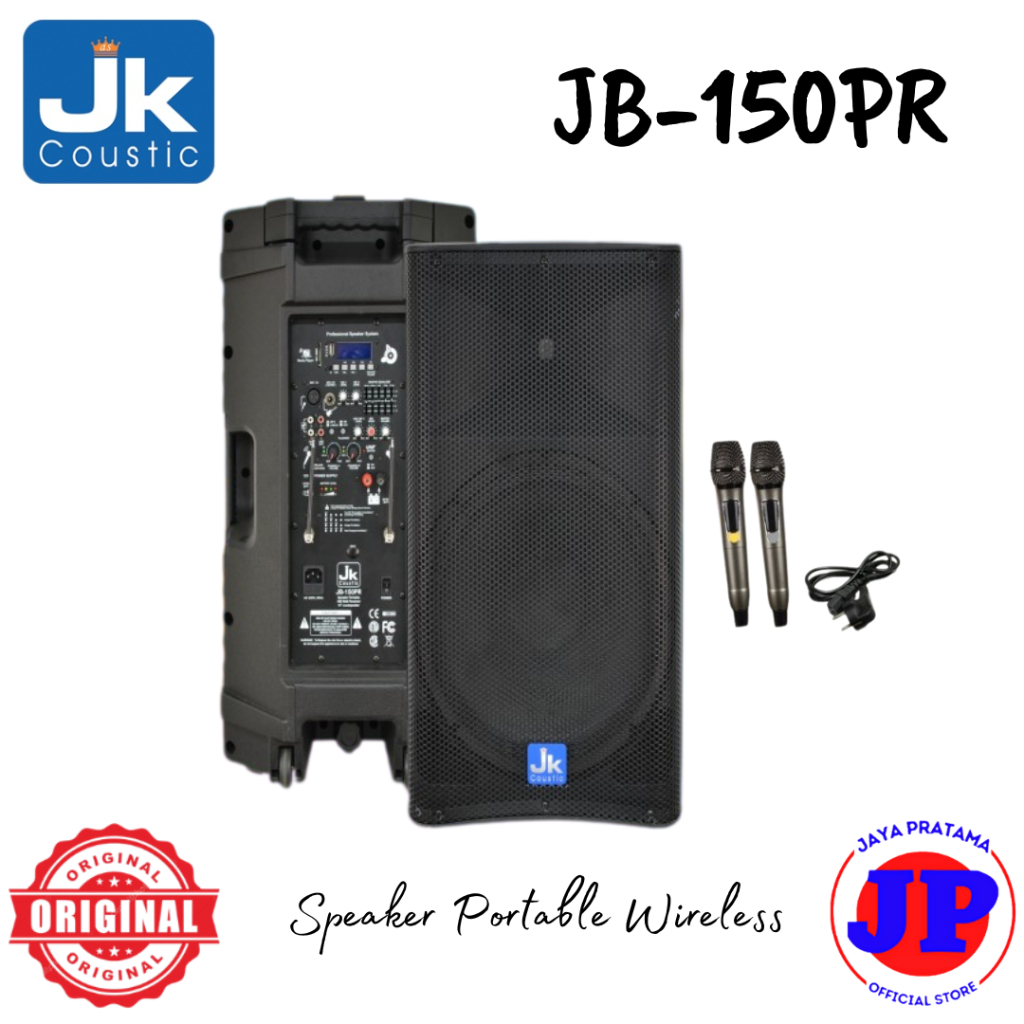 JK Coustic Speaker JB150PR Speaker Portable Wireless JB-150PR