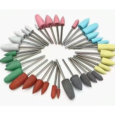 Dental bur rubber polishing poles akrilik lab gigi