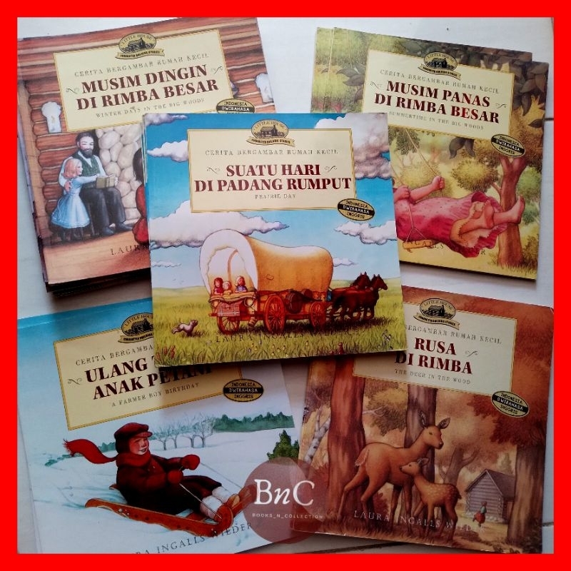 buku cerita bergambar SERI LITTLE HOUSE Laura Inggals Wilder prelove