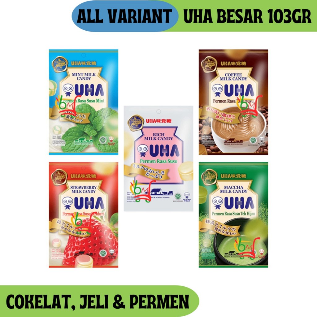 

UHA Permen Susu Japanese Milk Candy All Variant