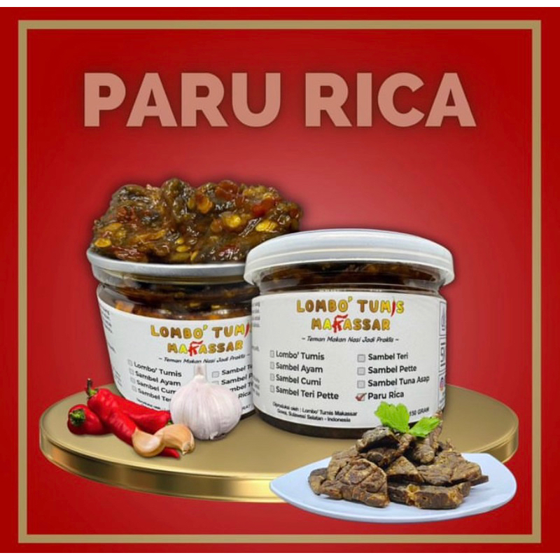 

Paru Rica Lomboktumismks (HALAL)