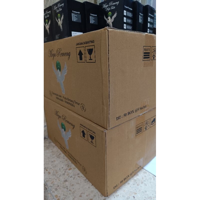 

Kopi Turki Mega Remeng 1 Dus isi 50 Box