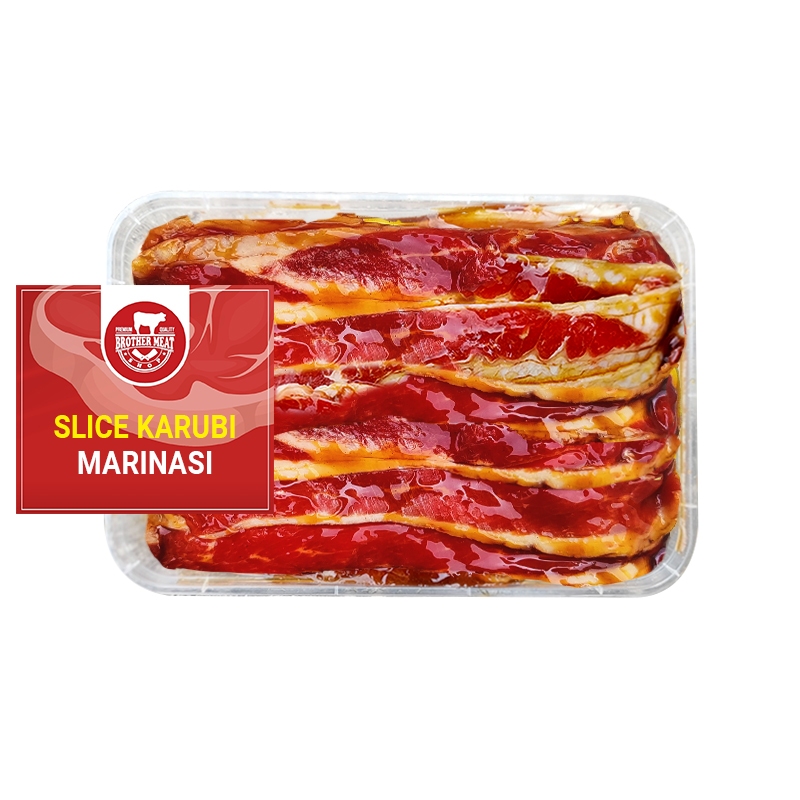 

Beef Slice Karubi Marinasi 500gr, Halal - Brothermeatshop