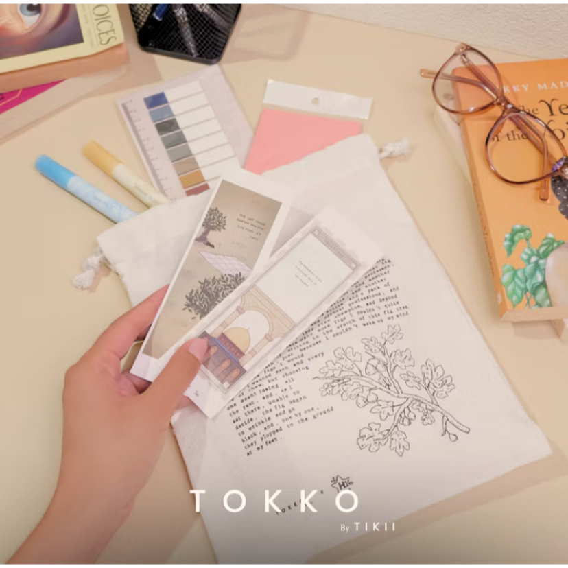 

Annotating Kit (Kit Membaca Buku) Mid Year Series (Book pouch, tas penanda buku, stabilo, penanda buku, bookmark, alat tulis, paket alat tulis