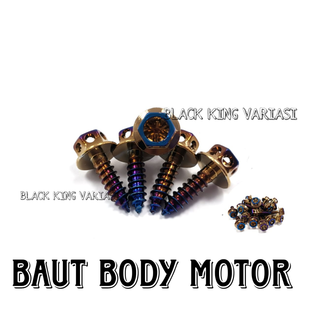 Baut Probolt Filter Flower Universal Honda Yamaha Baut Probolt Body Model Flower Universal Baut Prob