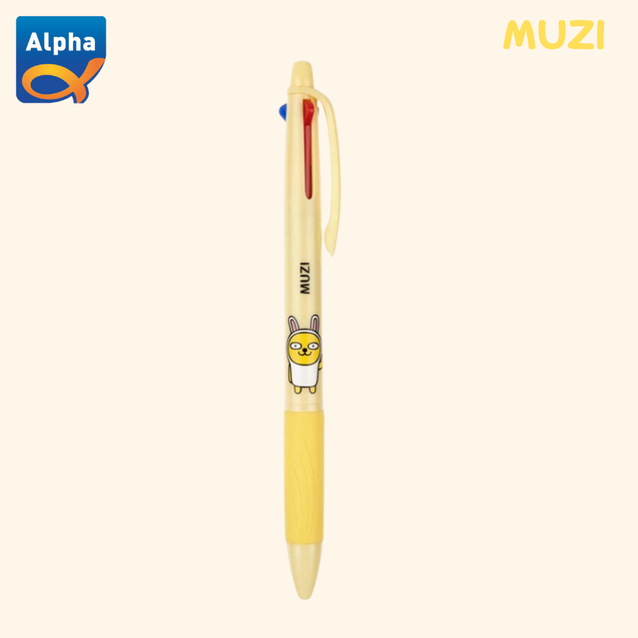 

[Kakao Friends] Oil Based Pen - 3 Colors - Muzi / Pulpen 3 Warna - Muzi / [카카오] 볼펜/3색-11*145mm/무지