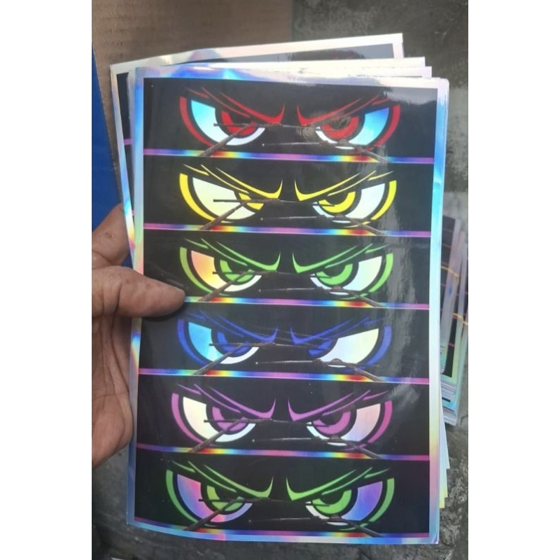 

Stiker Bus Mata 1lembar isi 6'8'15pcs Holow